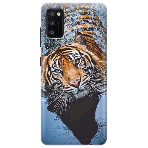 фото Чехол - накладка artcolor для samsung galaxy a41 с принтом "тигр купается" re:pa