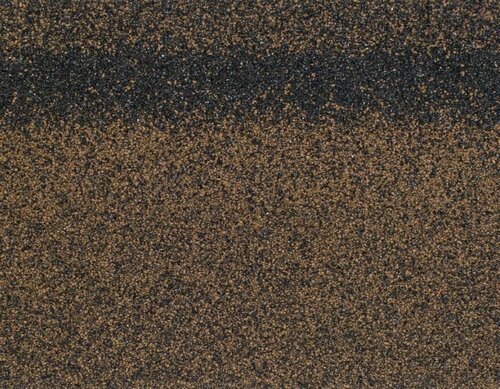 Изображение товара Гибкая черепица технониколь SHINGLAS коньково-карнизная, Коричневый микс, уп.5м2