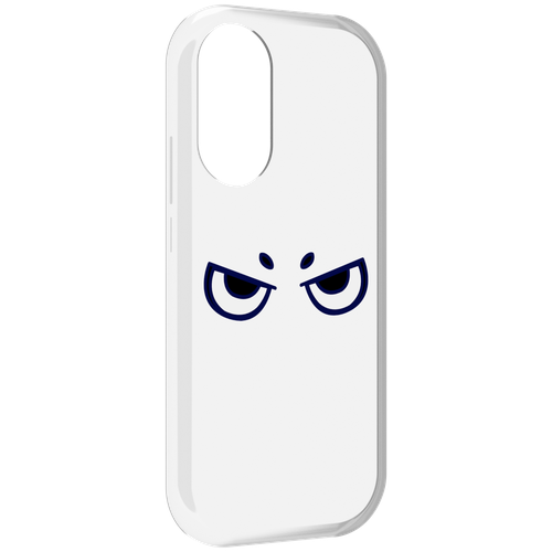 Чехол MyPads злые-глазки для Honor X7 задняя-панель-накладка-бампер