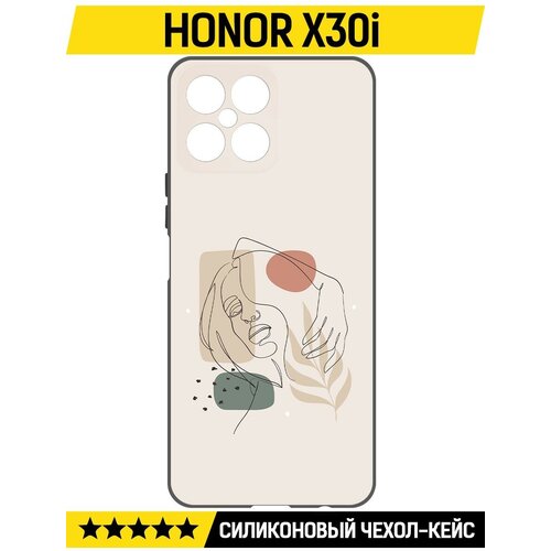 Чехол-накладка Krutoff Soft Case Грациозность для Honor X30i черный