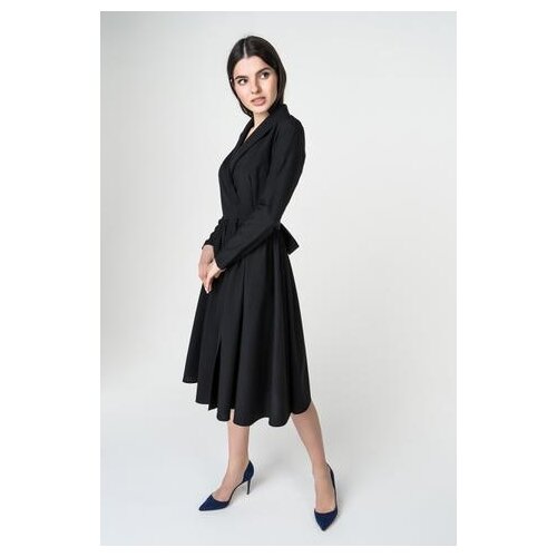 фото Платье ascool dress5001 женское цвет черный однотонный р-р 44