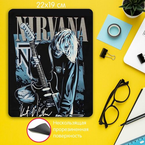 Игровой коврик для мыши группа Nirvana Нирвана