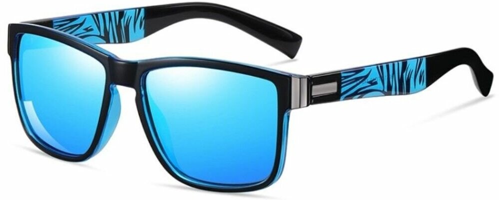 Поляризованные солнцезащитные Анти-УФ очки 3041 для вождения, рыбалки, велоспорта и пр. - синие