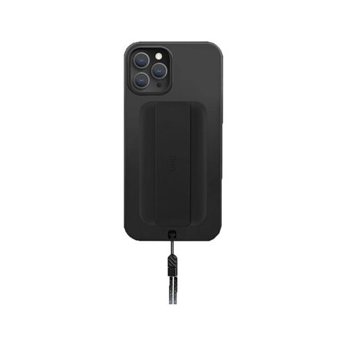 фото Чехол uniq для iphone 12 pro max heldro +band anti-microbial, черный