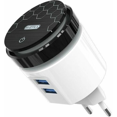 Зарядное устройство EZRA HC28 ЗУ с USB с подсветкой (5В, 2400mA)