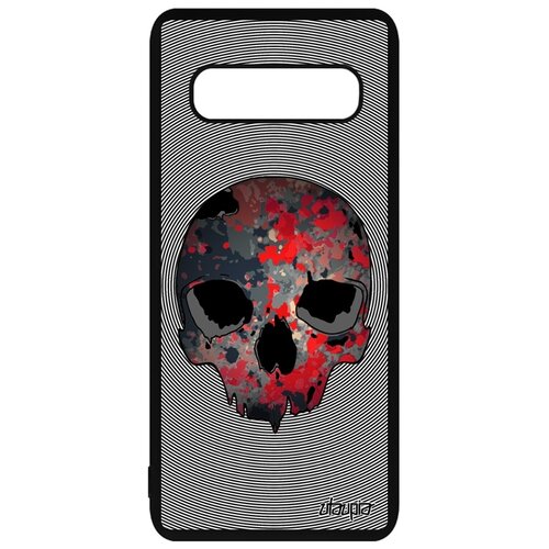 фото Чехол на телефон samsung galaxy s10 plus, "череп" skull death utaupia