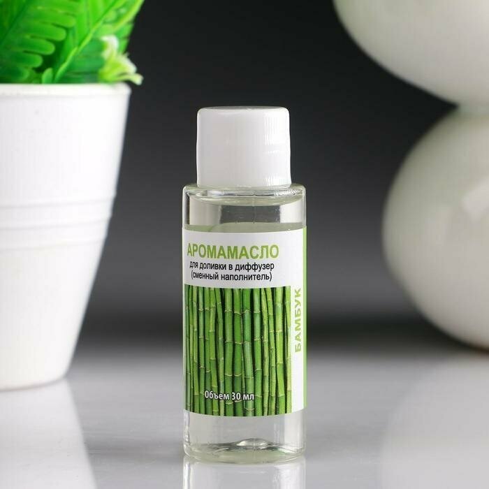 фото Аромамасло для доливки в диффузор "Бамбук", длительного действия, 30 мл