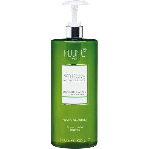 Keune So Pure Energizing Shampoo Тонизирующий шампунь для роста волос 1000 мл