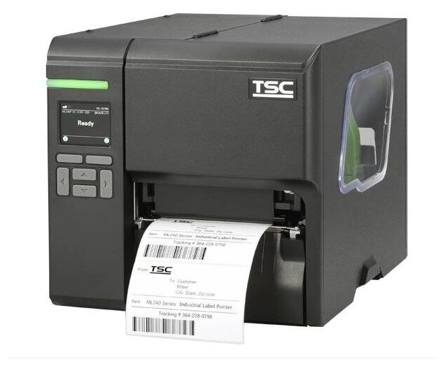 Термотрансферный промышленный принтер этикеток TSC ML240P LCD SU + Ethernet + USB Host + RTC