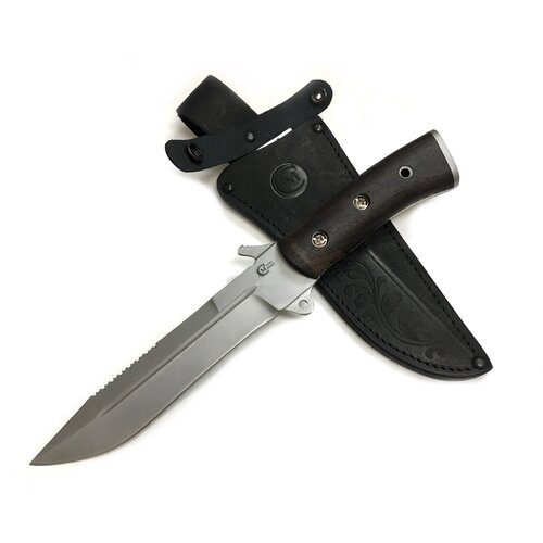 фото Нож для выживания смерч, сталь 65х13, венге семина е.п.