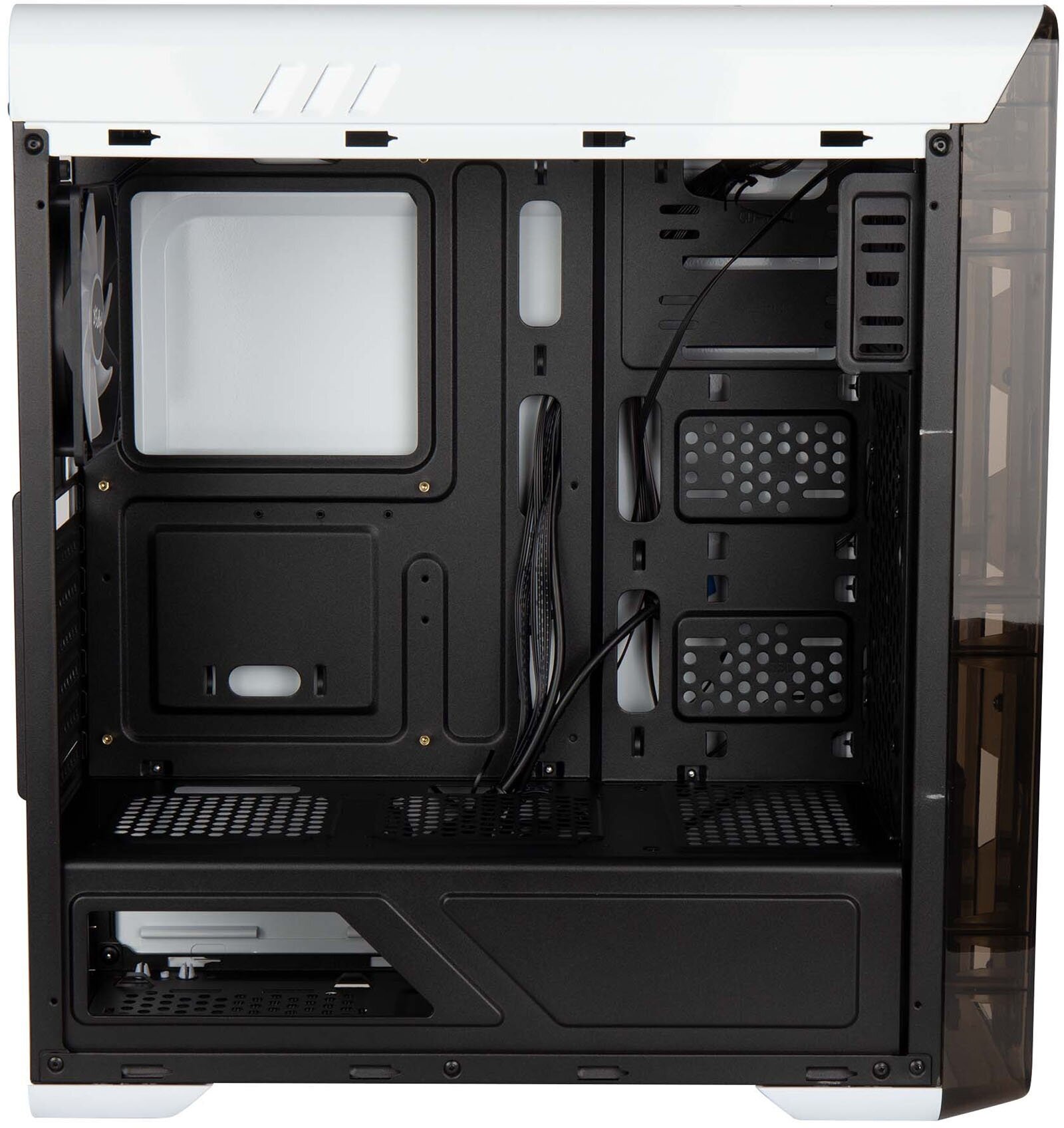 Компьютерный корпус ATX Hiper M11 FRGB-WT черный - фото №3