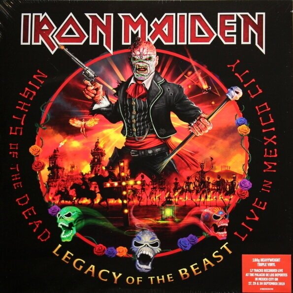 Iron Maiden - Nights Of The Dead, Legacy Of The Beast: Live In Mexico City [Black Vinyl] (0190295204709)