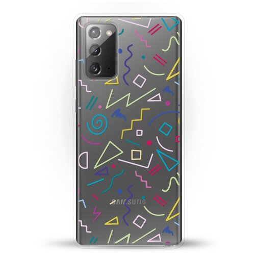 фото Силиконовый чехол цветной узор на samsung galaxy note 20 andy & paul