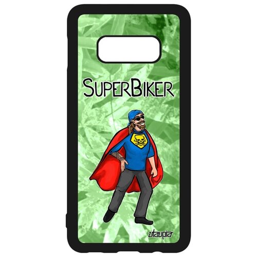 фото Чехол для samsung galaxy s10e, "супербайкер" герой мотоциклист utaupia