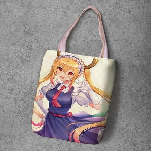 фото Сумка шоппер anime dakimakura, фактура рельефная, мультиколор