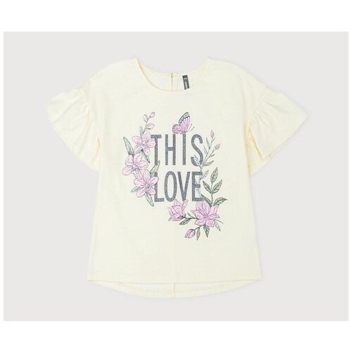 фото Футболка crockid, размер 92, бледно-лимонный