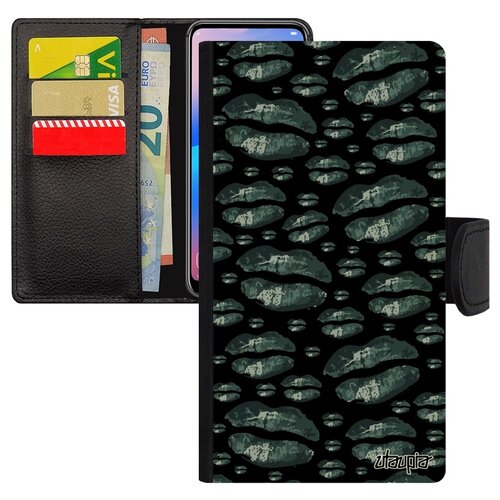 фото Чехол книжка для мобильного iphone 7, "губы" поп-арт бомонд utaupia