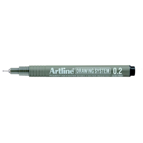 Линер для скетчинга, иллюстрации, дизайна Artline EK232, 0,2 мм, черный