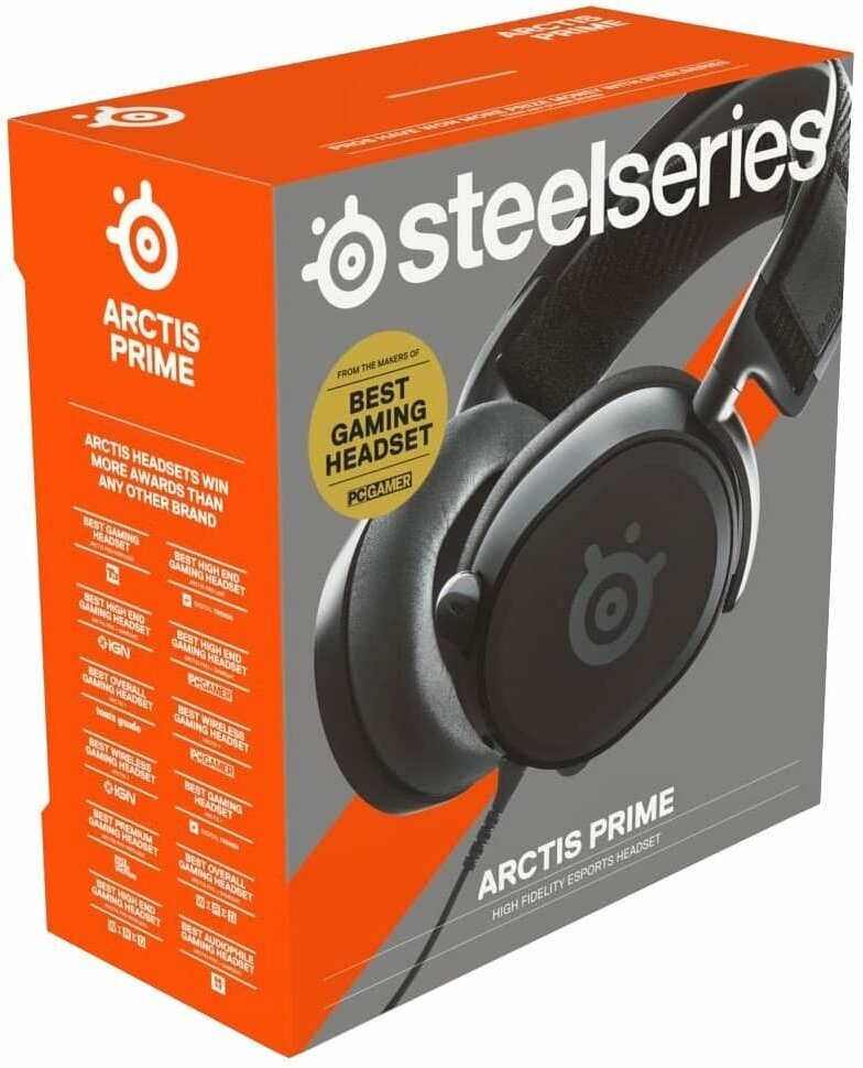 Гарнитура проводная Steelseries Arctis Prime, Черный 61487 - фото №9