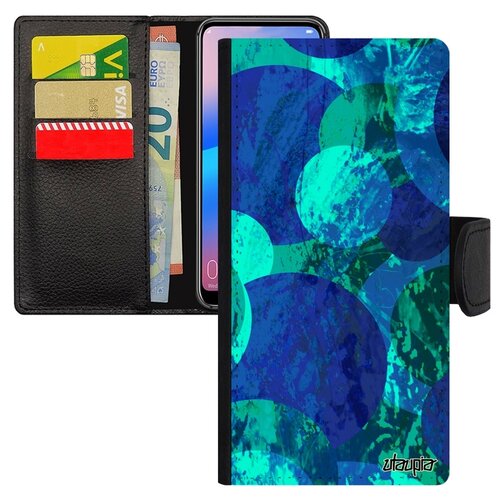 фото Чехол-книжка на телефон xiaomi redmi 6a, "планеты" круг кольцо utaupia