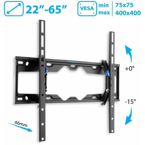 Кронштейн на стену Kromax ELEMENT-4, black черный, black