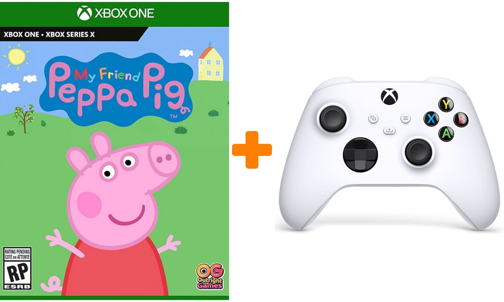 Набор Моя подружка Peppa Pig [Xbox, русская версия] + Xbox X: Геймпад Белый (QAS-0001)