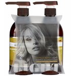 Набор DAMAGE REPAIR LIGHT для ухода за волосами SARYNA KEY с африканским маслом ши 500+500 мл - изображение