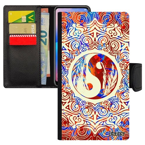 фото Чехол книжка на мобильный galaxy s10e, "инь и ян" гармония цикл utaupia