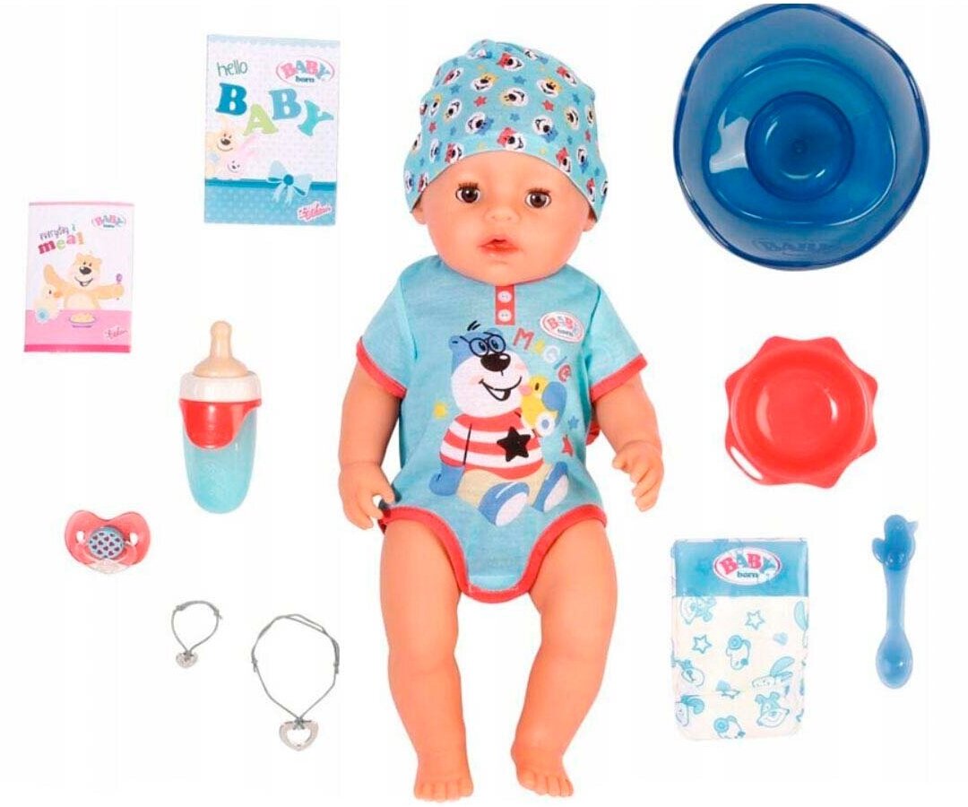 Baby Born Игрушка мальчик с магическими глазками Baby born 833-704