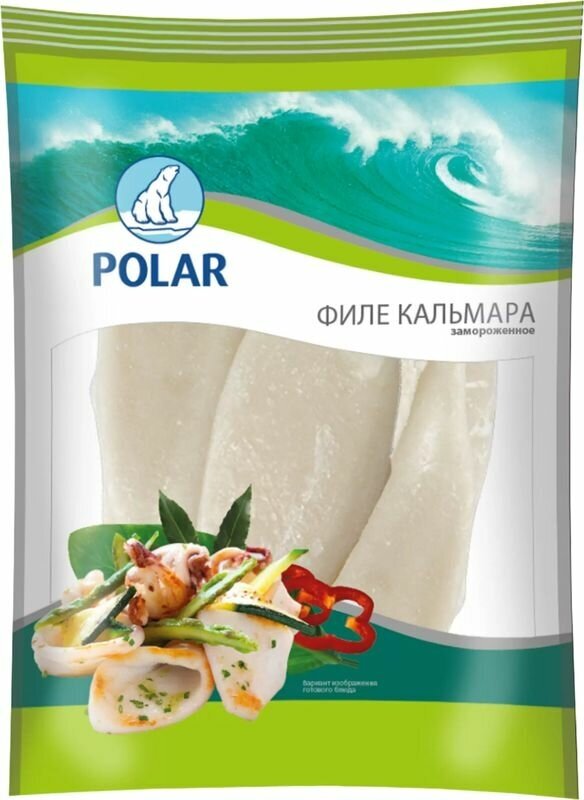 Кальмар замороженный Polar Командорский Филе замороженное