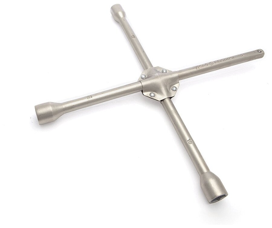 Ключ баллонный крестовой усиленный 17×19×21 мм×1/2", Дело Техники, 531221