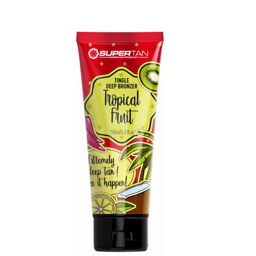 Super Tan Tropical Frults 150 мл бронзаторы+тингл, подходит для ног, эффект антиэйдж