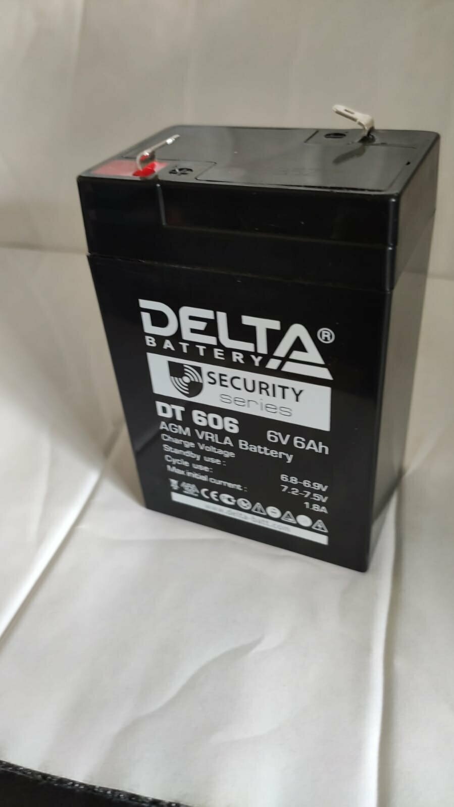 Аккумуляторная батарея DELTA Battery DT 606 6В 6 А·ч