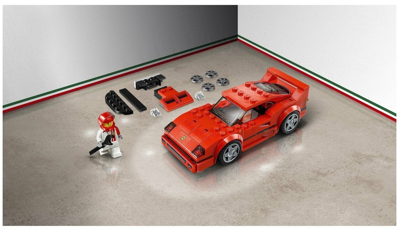 Конструктор LEGO Speed Champions Автомобиль Ferrari F40 Competizione, 198 деталей (75890) - фото №11