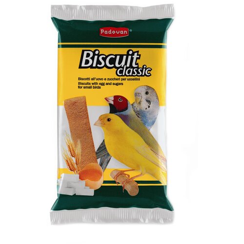 Padovan Biscuit Classic лакомство для декоративных птиц сладкие яичные - 30 г