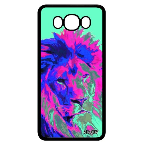 фото Чехол на телефон samsung galaxy j7 2016, "лев" самец хозяин utaupia