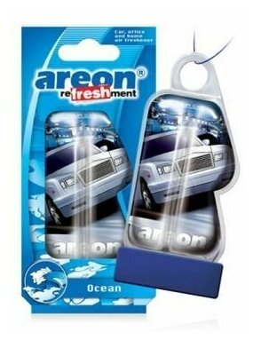 Освежитель воздуха "AREON" REFRESHMENT LIQUID Ocean/Океан, подвесной гелевый 704-025-910