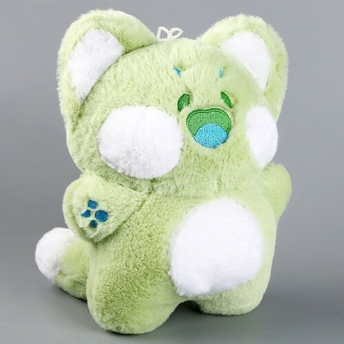 Мягкая игрушка «Супер кот», цвет зелёный