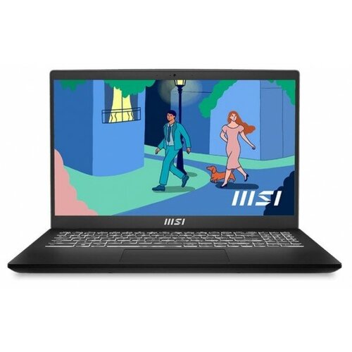 Ноутбук MSI Modern 15 B12M-234RU (9S7-15H112-234) Black 15 (FHD i5-1235U/16Gb/512Gb SSD/W11Pro)