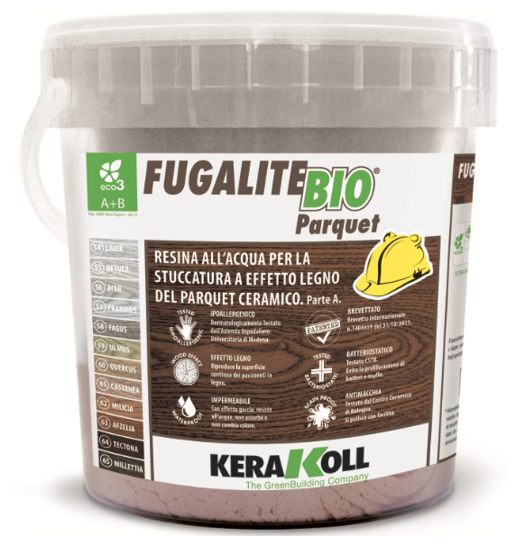 Kerakoll Fugalite BIO parquet 54 Larix 3kg гипоаллергенная эпоксидная затирка на водной основе