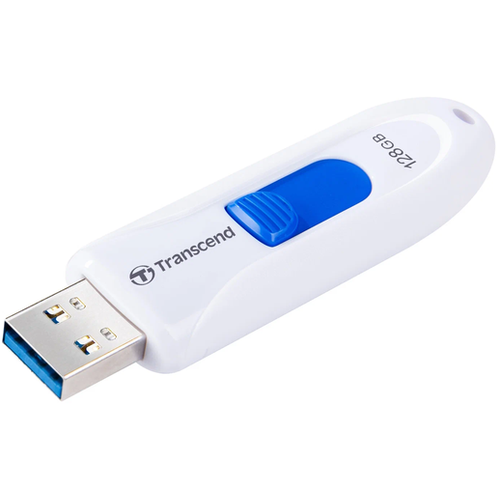 Флеш Диск Transcend 128Gb Jetflash 790 TS128GJF790W USB3.0 белый