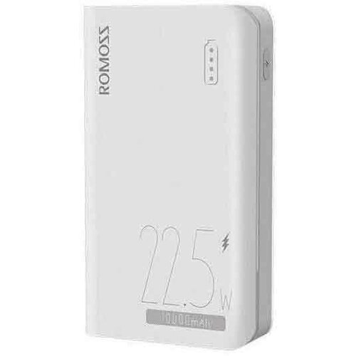 Внешний аккумулятор Romoss Sense 4SF 10000mAh 3A PD 2xUSB белый мобильный аккумулятор romoss sense 8f 30000mah белый