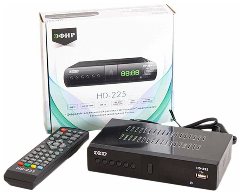 Ресивер DVB-T2/C Эфир HD-225