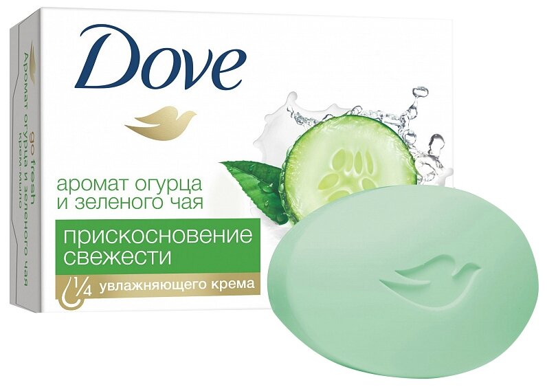 Dove Крем-мыло кусковое Прикосновение свежести