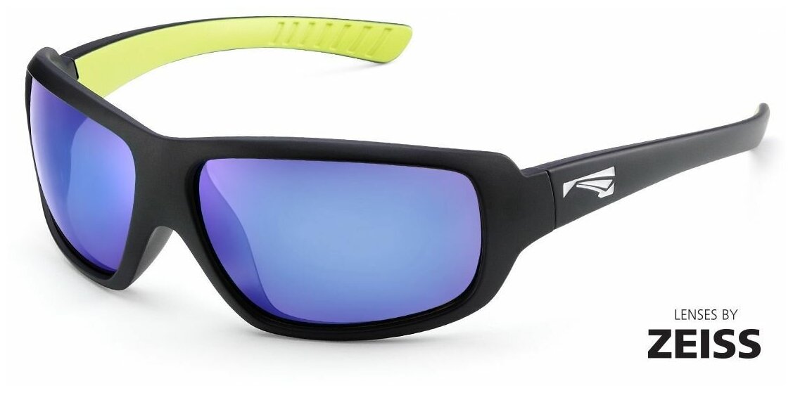 Солнцезащитные очки LiP Sunglasses  LiP FLO / Matt Black Mustard / Zeiss / PA Polarized / Pacific Blue
