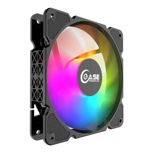 Вентилятор для корпуса PowerCase M3LED черный/белый/RGB 1 шт.