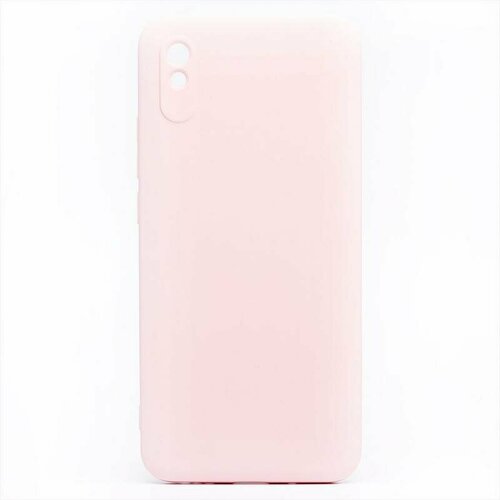 Чехол для Xiaomi Redmi 9A силиконовый Soft Touch 2 <светло-розовый>