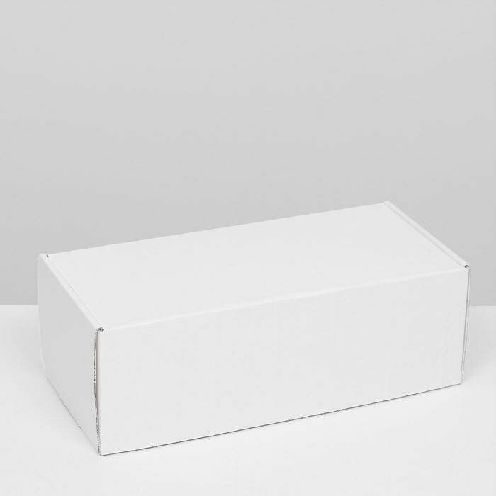 Коробка самосборная, без окна, белая, 16 x 35 x 12 см