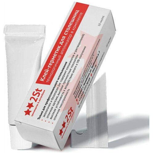 2STN Клей герметик для монтажа кухонных столешниц 10мл, кремовый Ral 9001 299001