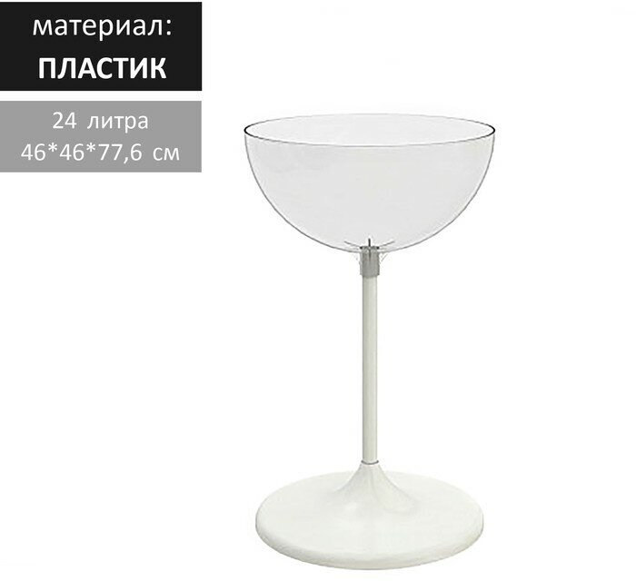 Дисплей UNIBOWL 24 л, 46×46×77,6 см